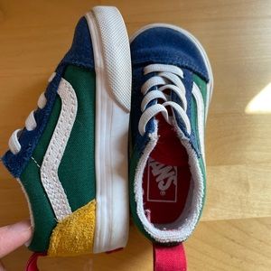 Vans Toddler Yacht Club Colorblock Retro Shoes Size 5